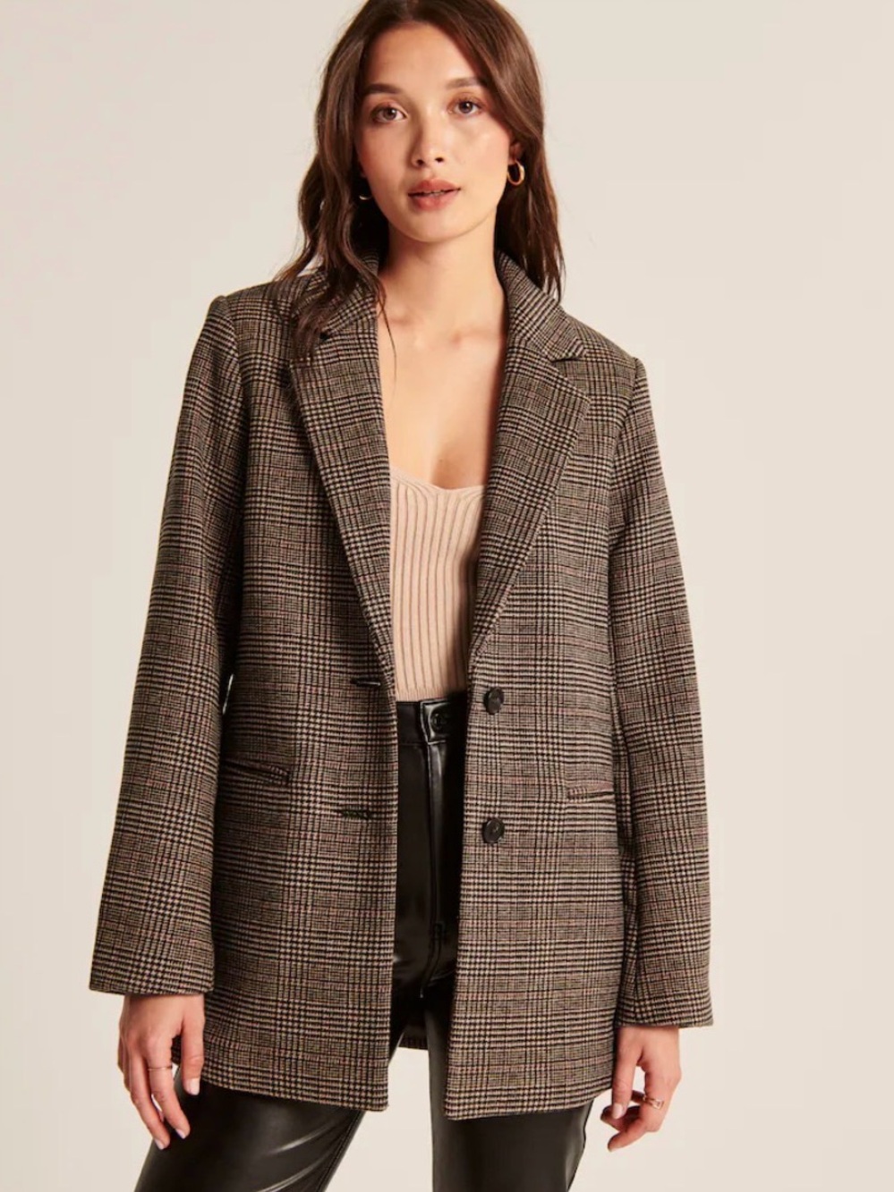 Abercrombie Wool Blend Blazer Coat